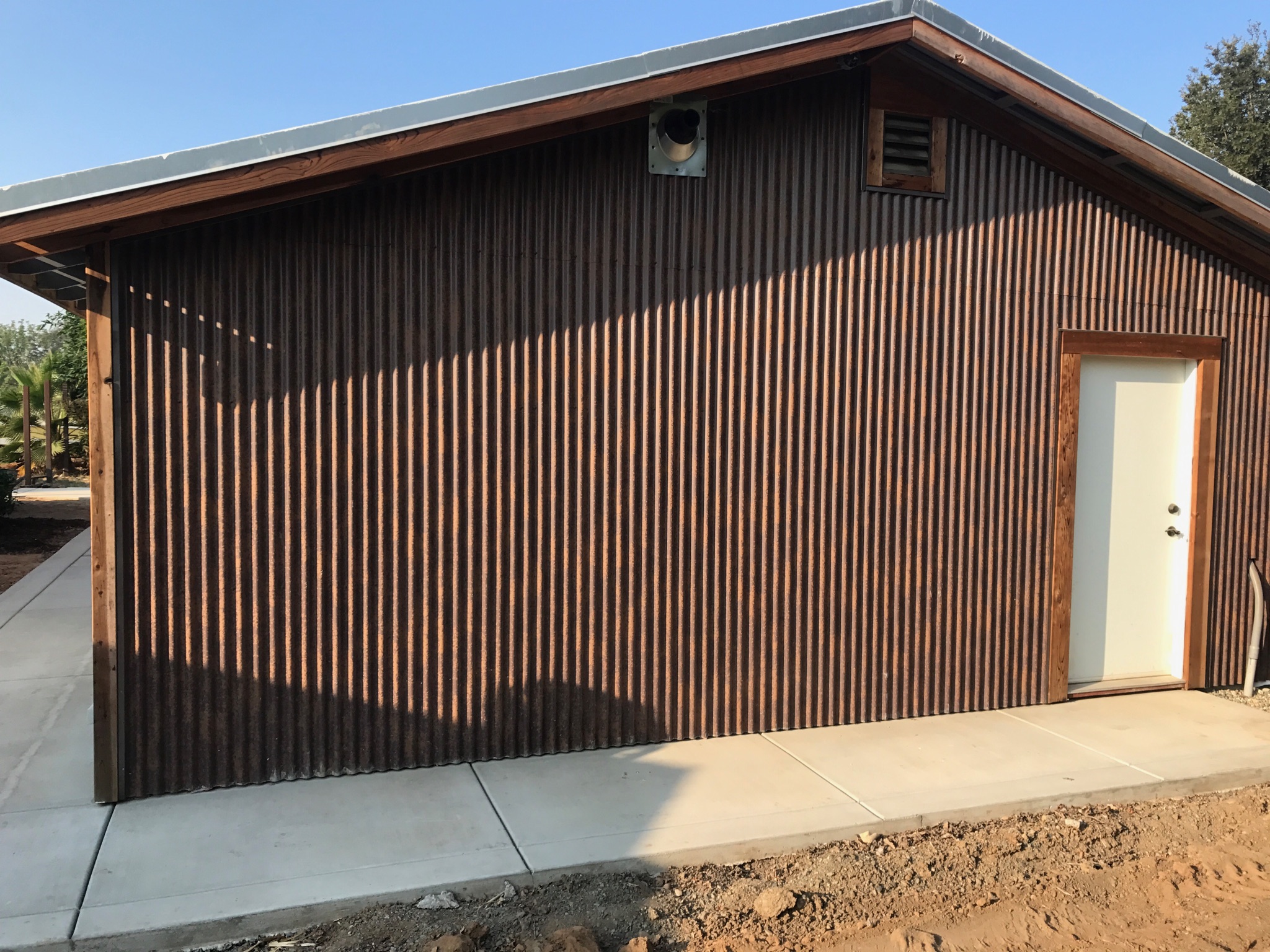 Natural Rust Corrugated Siding 3