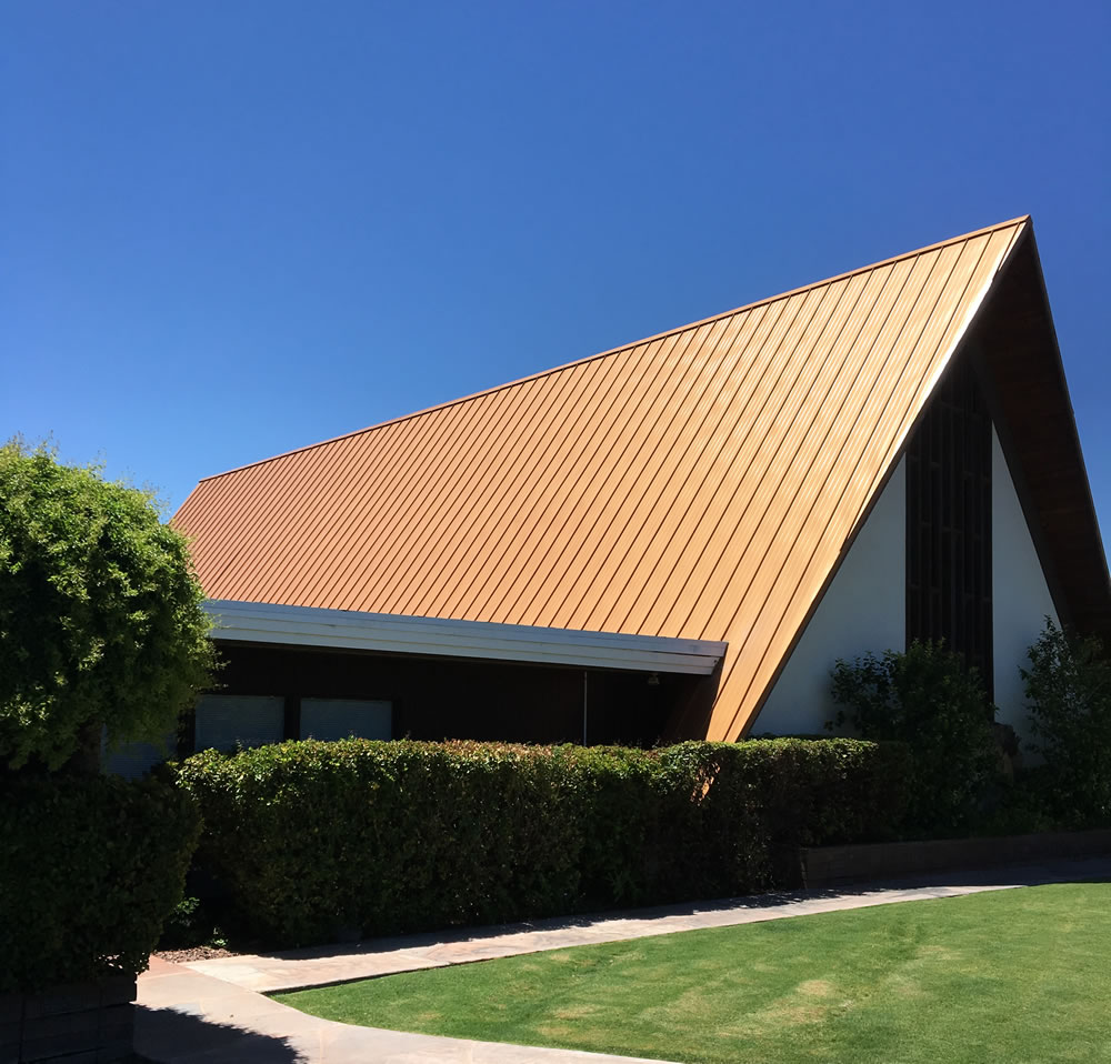 Skyline in Copper Penny